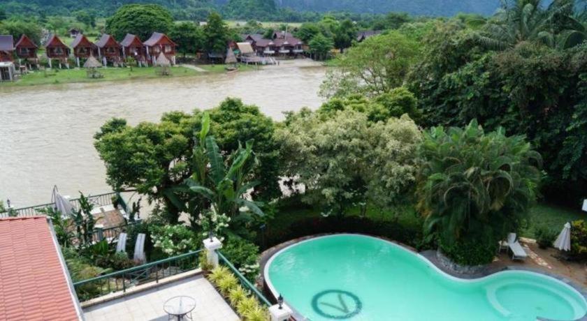 Vansana Hotel Vang Vieng Dış mekan fotoğraf