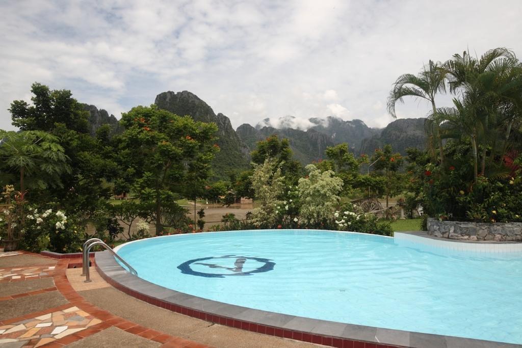 Vansana Hotel Vang Vieng Dış mekan fotoğraf